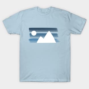 Moon above Mountain T-Shirt